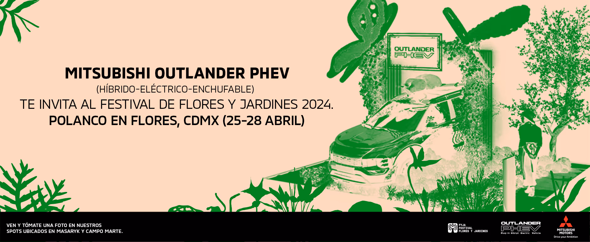 Mitsubishi Motors de México participa en el Festival Flores y Jardines 2024 Mitsubishi Motors de México participa en el Festival Flores y Jardines 2024